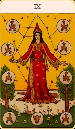 Nine of Pentacles